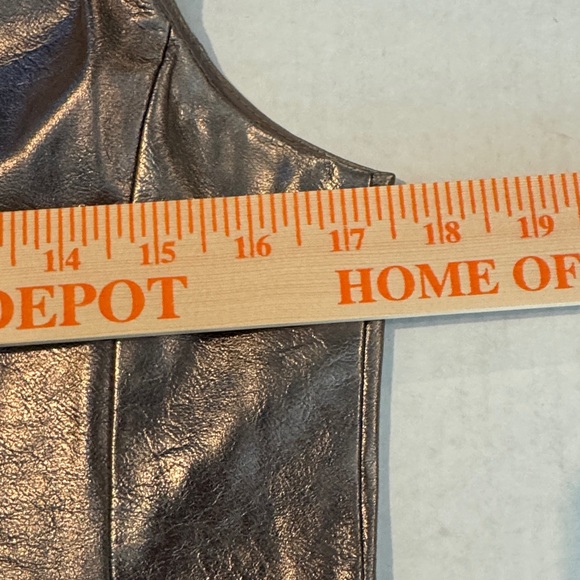 glam Silver Metallic Dress, Size M - Picture 11 of 13